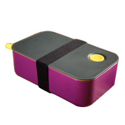 

Fashion 1200ml 2 Grids Food Container Microwave Oven Student Bento Lunch Box