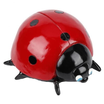 

Greensen Resin Simulated Ladybug-shape Garden Statue Outdoor Sculpture Lawn Garden Scene Decor