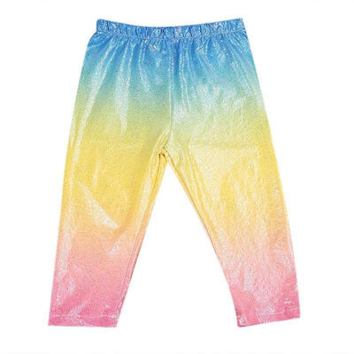 

Glitter Baby Girls Rainbow Shiny Sequins Leggings Trousers Skinny Princess Pants Bottom