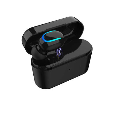 

HBQ-Q26TWS Fashion Monaural Wirless Earphone Bluetooth Headset Earbuds With Charging Box