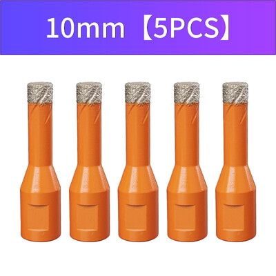 

JIANGCHENG Vacuum Brazed Diamond Core Drills M10 Dry Drill with Wax Filling Diamond Hole Saw Set for Ceramic Tiles&Stones