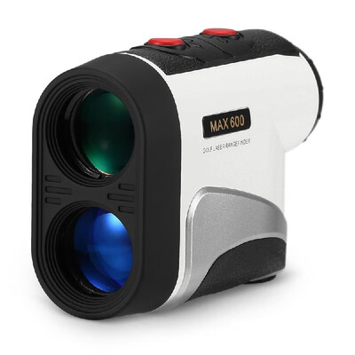 

600M Golf Laser Rangefinder Precision Range Finder 6X Magnification Distance Meter Angle Height Range Finder for Golf Hunting Hors