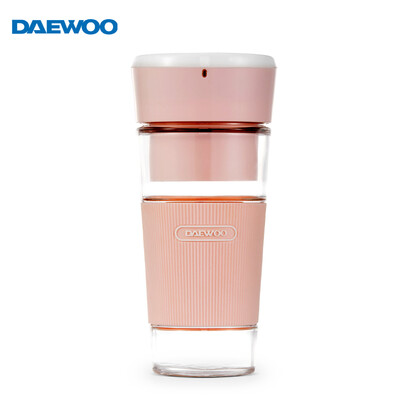 

Daewoo DAEWOO juicer portable charging juice cup home outdoor travel fresh juice machine food machine ZB2 pink