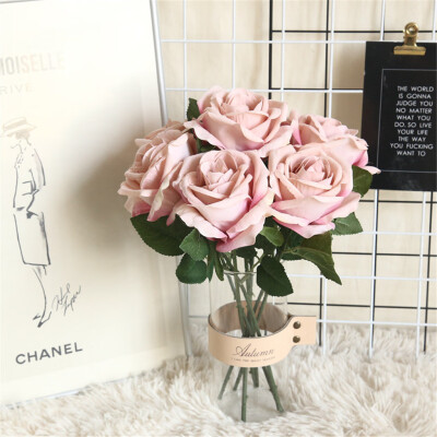 

〖Follure〗Home Flannel Rose Artificial Flower Decoration Wedding Holding Flower