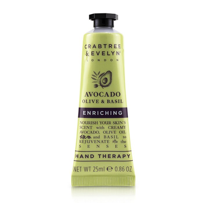 

CRABTREE & EVELYN - Avocado Olive & Basil Enriching Hand Therapy 25ml086oz