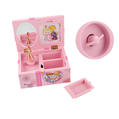 

Siaonvr Sweet Musical Jewelry Box with Dancing Ballerina Girl Figurines Musical Box
