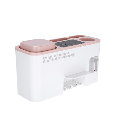 

Wall-mounted UVC Ultraviolet Toothbrush Sterilizer LED Toothbrush Holder Blue