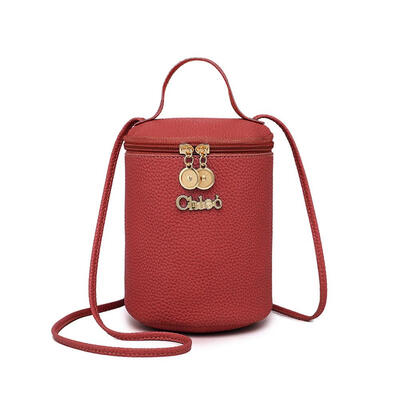 

Women Handbag Bucket Bag Lichee Pattern Fashion Cell Phone Shoulder Bag
