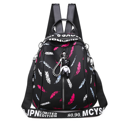 

Womens Backpack Womens Fashion Korean Nylon Shoulder Bag Oxford Travel Bag