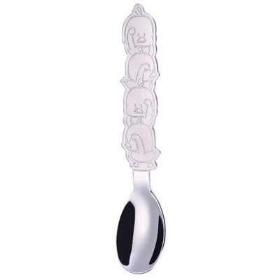

Toponeto Stainless Steel Duck Spoons Rainbow Coffee Tea Spoon Flatware Drinking Tools