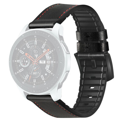 

〖Follure〗Leather Replacement Watch Wrist Strap Band For Samsung Galaxy watch 46mm