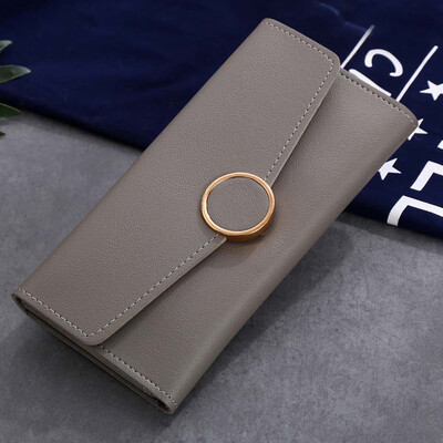 

Tailored Women Simple Long Wallet Hasp Coin Purse Card Holders Handbag AG