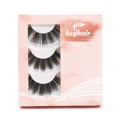 

HUISGHAIR 25mm 7D luxury mink on hair natural three-dimensional thick eyelashes beauty tools 14518