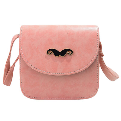

Retro Women Crossbody Bags Beard PU Leather Shoulder Messenger Bag Small Handbag Satchel Women Tote Bag