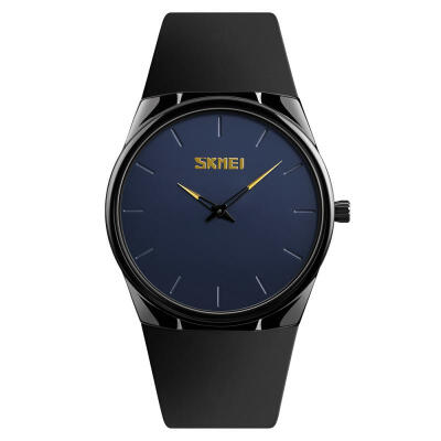 

SKMEI 1601S Male Quartz Watches Casual Dress Ultra Thin Wristwatches 30M Waterproof Simple Business Men Watch