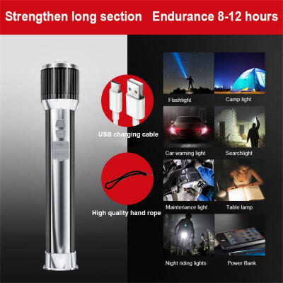 

Tactical Flashlight 2000LM Super Bright LED Torch Light With 7 Lighting Modes