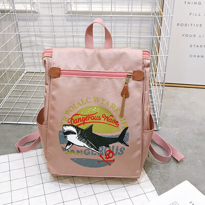 

Shoulder bag female new Korean version of large-capacity bag student canvas simple campus Harajuku backpack