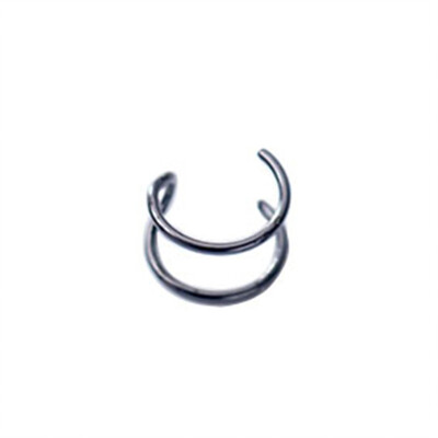

Simple U-shaped Double Man Without Ears Earrings