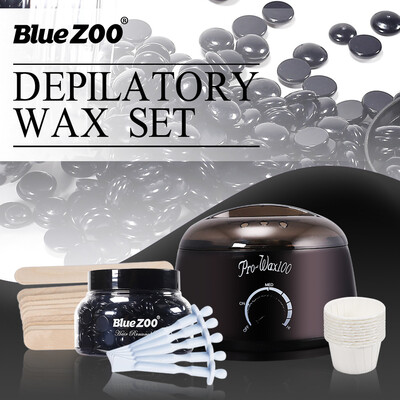 

〖Follure〗Wax Warmer Heater Pot Machine Kit 150g Wax Beans 10pcs Hair Removal Sticks