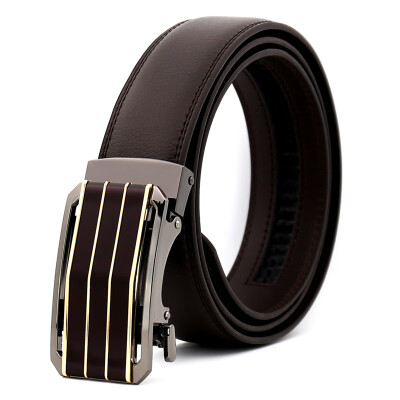 

Famous Brand Belt Men Top Quality Genuine Luxury Leather Belts for MenStrap Male Metal Automatic Buckle mens belts LY1180-277