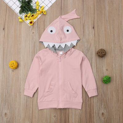 

Toddler Kids Baby Boy Girl Clothes Shark Hoodie Sweatshirt Coat Tops Jacket