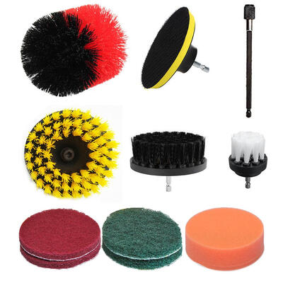 

11pcsset Electric Cleaning Brush Tile Grout Scrubber Cleaning Drill Brush