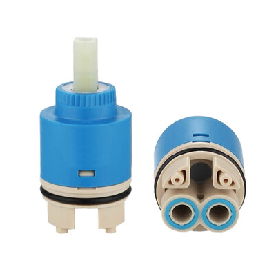 

2PCS Pack 35mm Ceramic Disc Plastic Bathroom Basin Shower Lever Mixer Tap Inner Cartridge Replacement