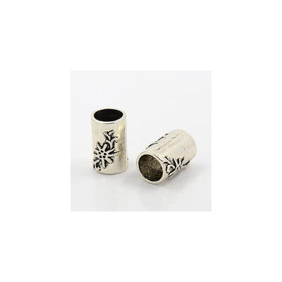 

Tibetan Style European Beads Large Hole Beads Lead Free&Cadmium Free Column Antique Silver about 195mm long 13mm wide