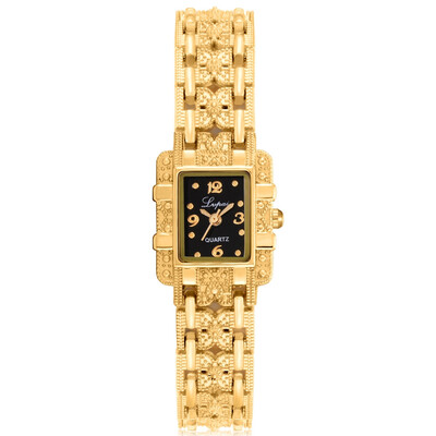 

Womens Watches Simple Disc Featured Ladies Quartz Wristwatch High Quality Alloy Gold Strap Clock Casual Dress Montre Femme