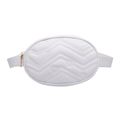 

Heart Oval Shoulder Waist Bags Women Fanny Belt Packs Crossbody Chest Bags