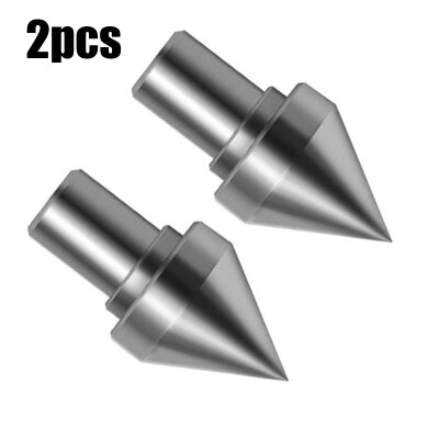 

2Pcs Heavy Duty Drill Rotary Lathe Center Tailstock Thimble Woodworking Tool