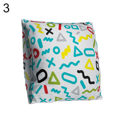 

Double-sided Print Geometric Fish Throw Pillow Case Cushion Cover Bed Car Decor