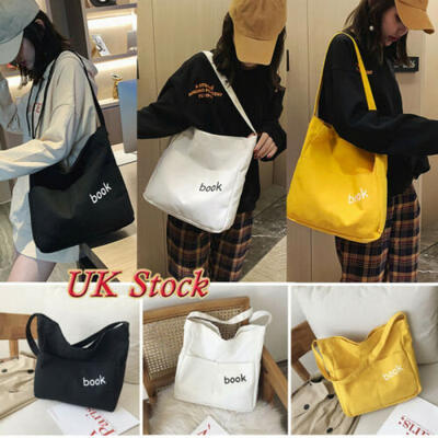 

UK Women Satchel Shoulder Bag Tote Messenger Cross Body Large Canvas Handbag