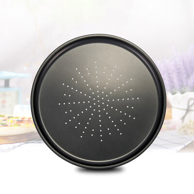 

Carbon Steel Nonstick Pizza Baking Pan Tray Plate Holder Home Kitchen Bakeware