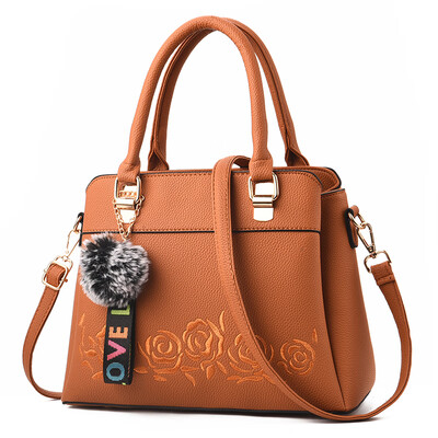 

Middle-aged women Korean version of simple fashion one shoulder slanting handbag for middle-aged&old mothers