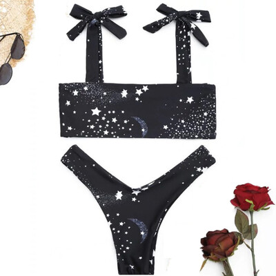 

Roseonmyhand Women Girls Bikini Padded Bathing Sexy Backless Halter Set Swimsuit Swimwear