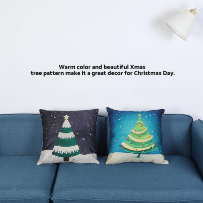 

Xmas Tree Pillow CoverXmas Tree Pillowcase Pillow Cover Pillowslip for Cushion Christmas Home DecorationPillow Cover