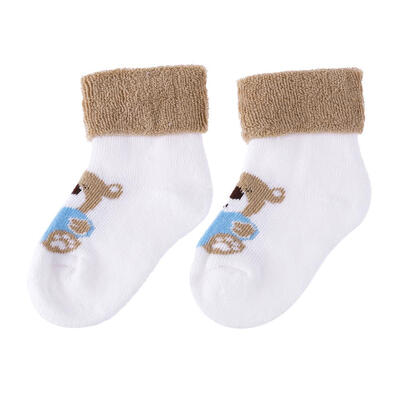 

Winter Newborn Baby Cartoon Animal Loop Pile Warm Casual Indoor Floor Socks