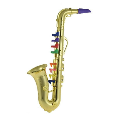 

K050030 Kids Mini Musical Instrument Props Baby Music Playing Tool Children Simulation Saxophone Child Gift