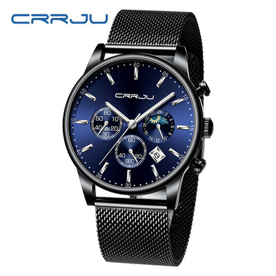 

Gobestart Mens Watches Luxury Top Brand Quartz Chronograph Watch Fashion Sports