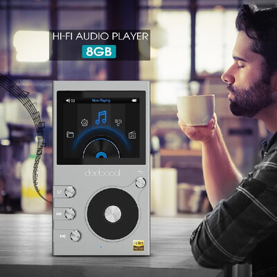 

dodocool 8GB High Resolution Audio Digital Lossless Sound Hi-Fi Music Player with Voice Recorder&FM Radio 30 Hours Playback 2"