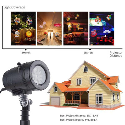 

Siaonvr Colorized Auto Moving Projection Lights With 14 Replaceable Lens