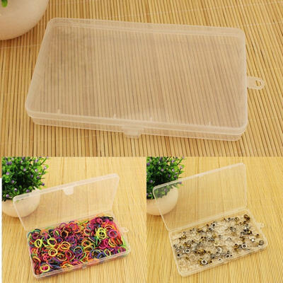 

1Pcs Mini Durable Plastic Clear Transparent Collection Storage Container Case Box New