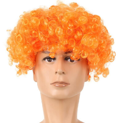 

Soccer Fans Wig Explosion Curly Hairpiece Party Decoration Carnival Headwear Wigs