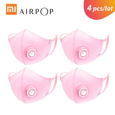 

4pcslot Xiaomi Airpop Children Mask Mouth Face Mask PM25 Anti-haze Double Protection Anti-fog Smoke Dust Soft Breathable Comfort