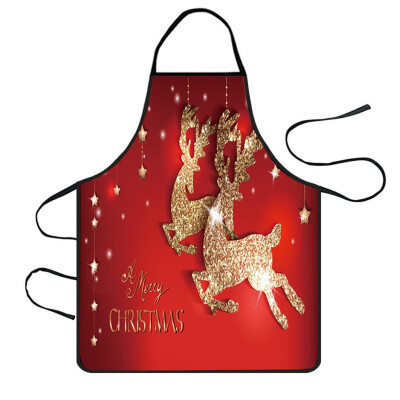 

Toponeto Christmas Decoration Waterproof Apron Kitchen Aprons Dinner Party Apron