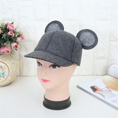 

Tailored Womens Warmer Wool Felt Outback Hat Cute Girls Cap Ear Design