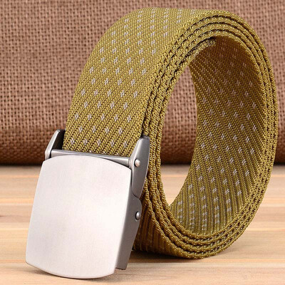 

Tactics belt Arbitrarily adjustment quality canvas Alloy Automatic buckle Men belt outdoor casual Men Military training belt