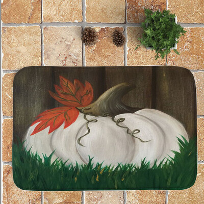 

Toponeto Pumpkin lantern Entrance Door Bathroom Mat Indoor Bath Decor