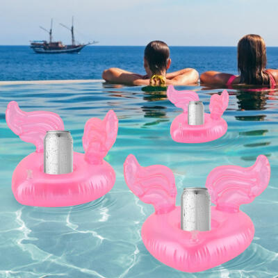 

Greensen Pink Love Wing Cup Drink Coaster Inflatable Floating Swimming Pool Water Cup Holder